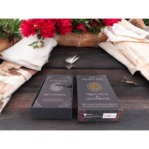 The Sacred Web Tarot by Jannie Bui Brown, Complete Deck and Guidebook NEW - Picture 4 of 12